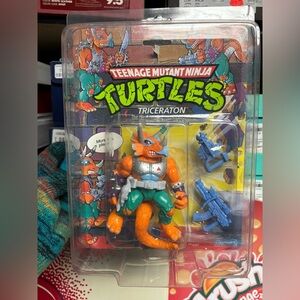 Vintage 1990 tmnt Triceraton Action Figure